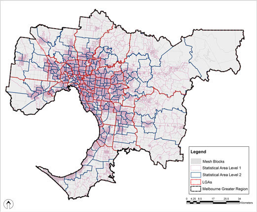 Melbourne Geography and Demographics