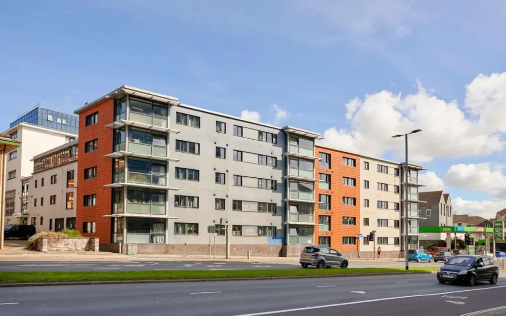 student studio flats in Plymouth, St. Thomas Court