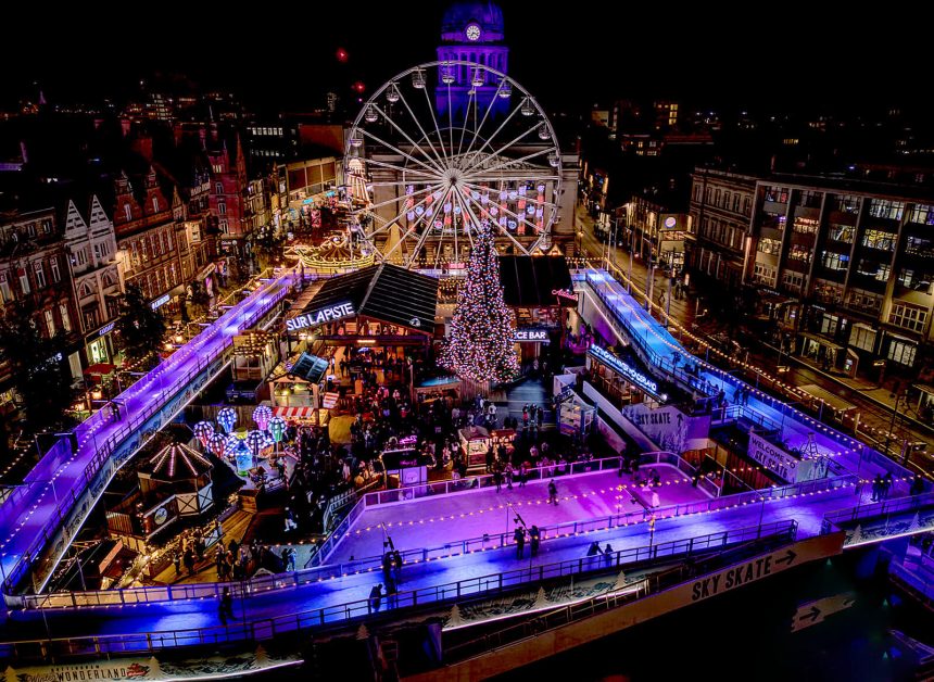 Old Market Square in Nottingham city centre