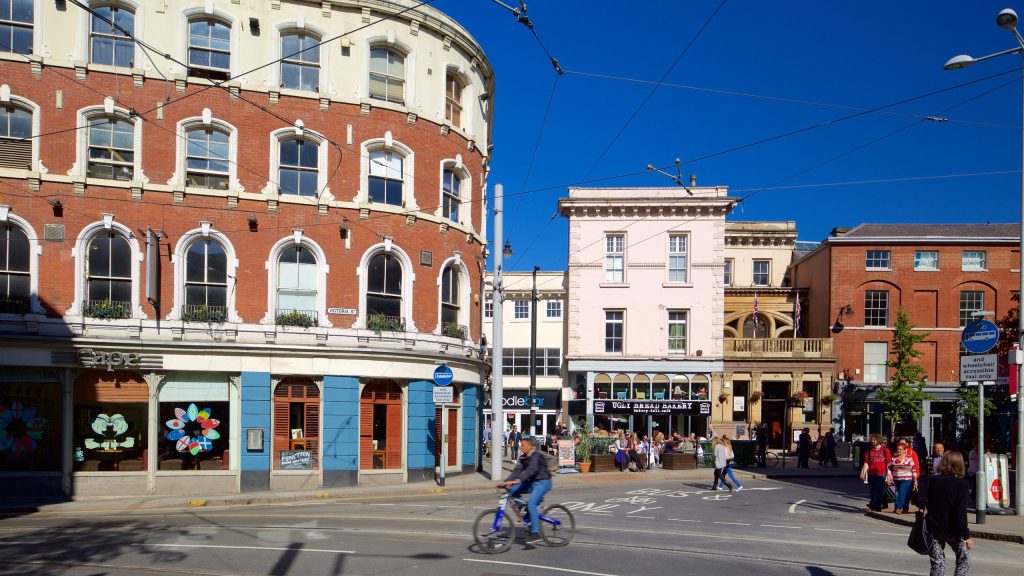 Lace Market in nottingham city center