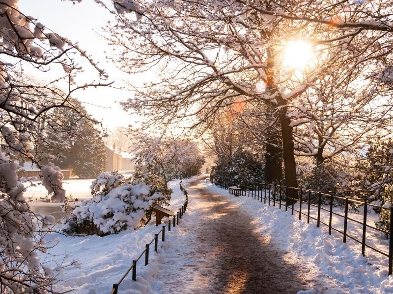 spend winter in the UK