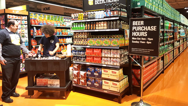 Cider in the supermarket
