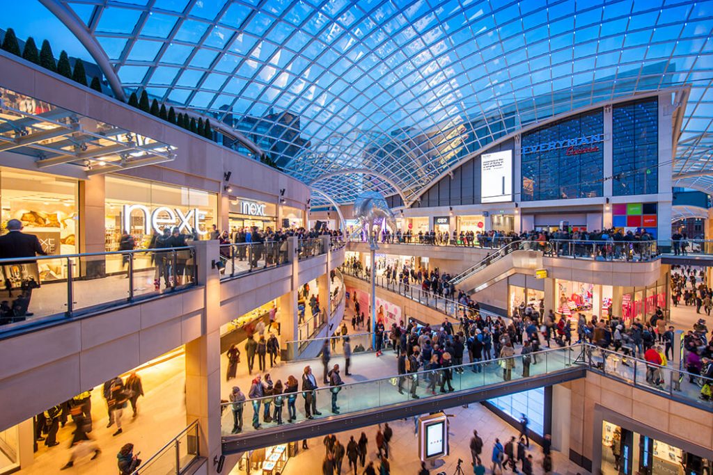 Trinity Leeds in Leeds city centre