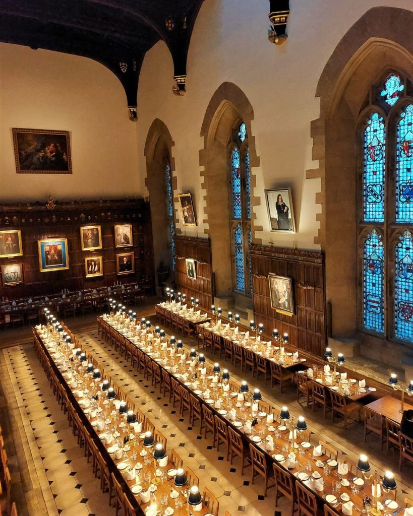 Formal Halls in Oxford
