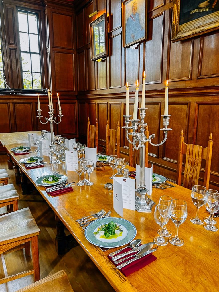 Etiquette for Dining at Formal Dinners in Oxford