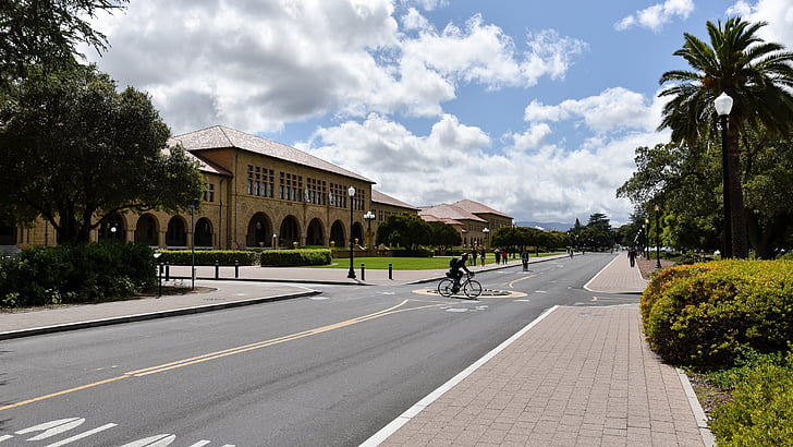 Stanford University with the most beautiful college campuses in USA