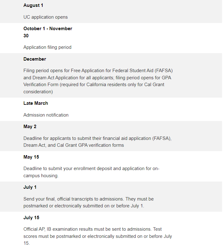 ucla application schedule