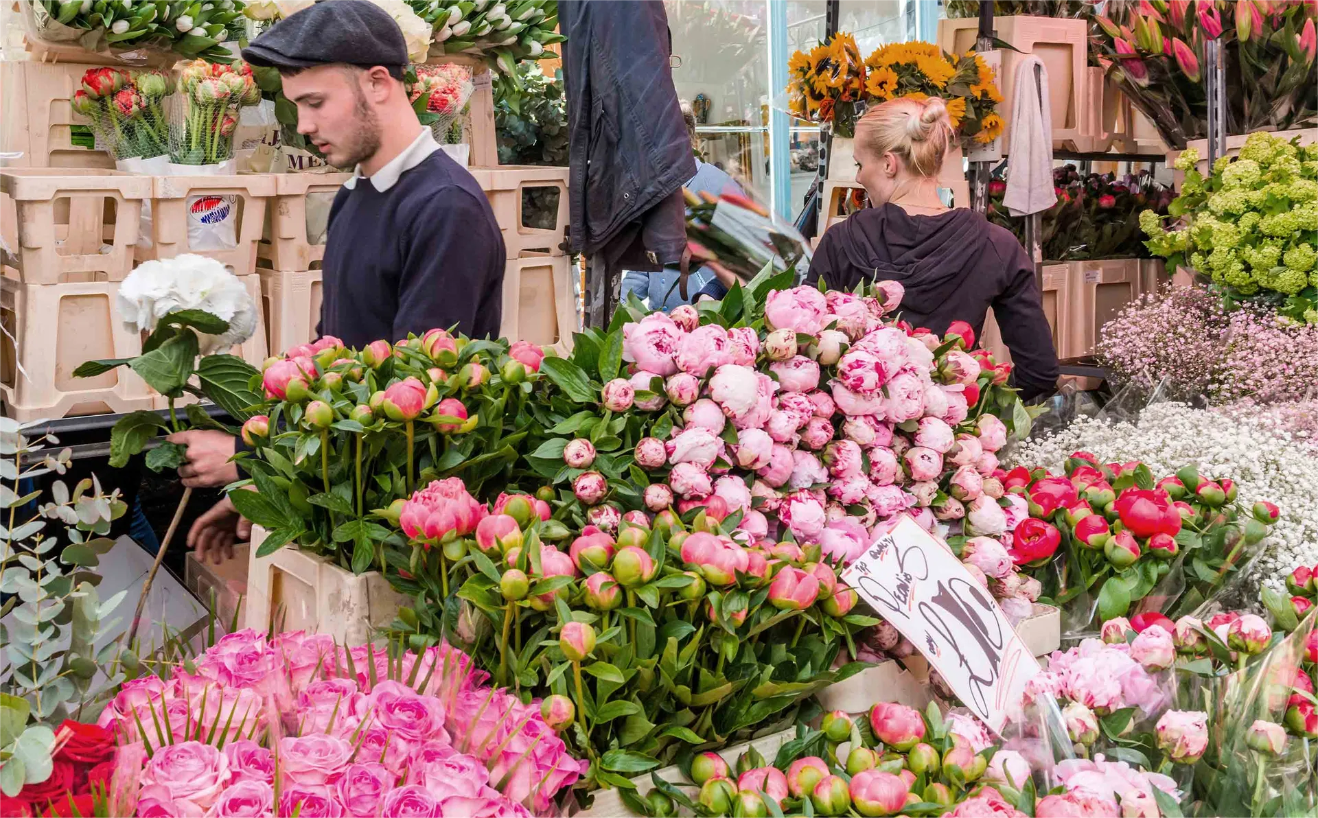 best london markets: colombia road flower market