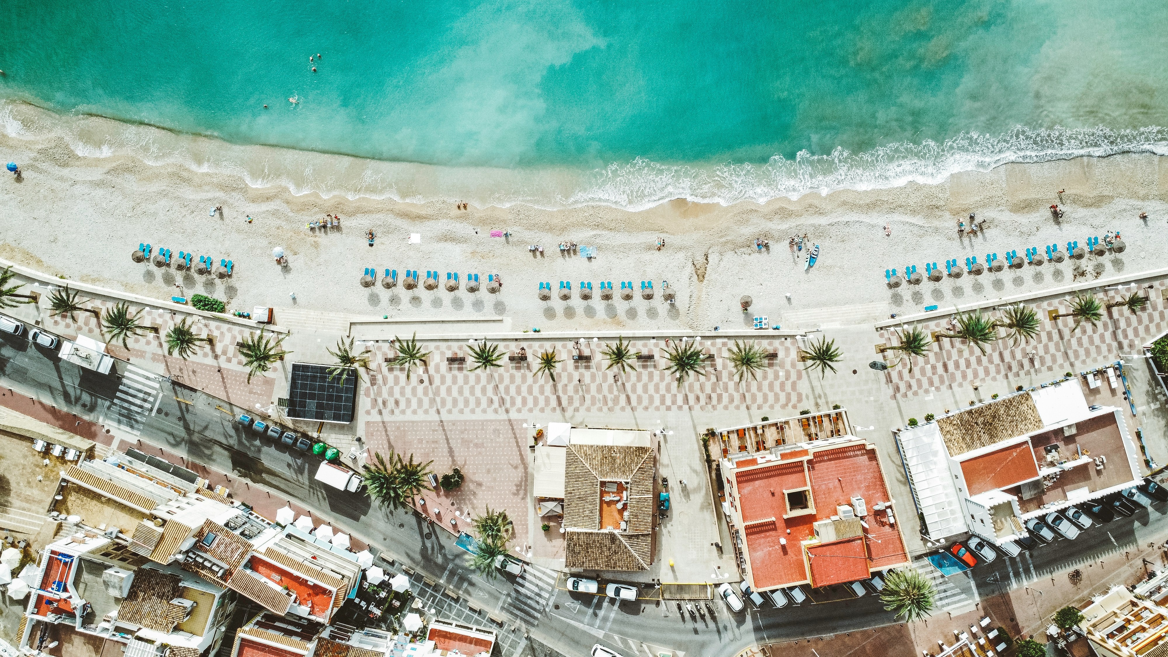 beautiful beach in spain