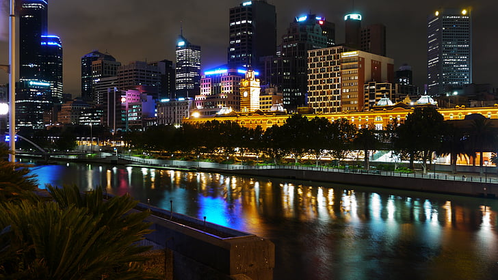 night sky of the best suburbs in melbourne