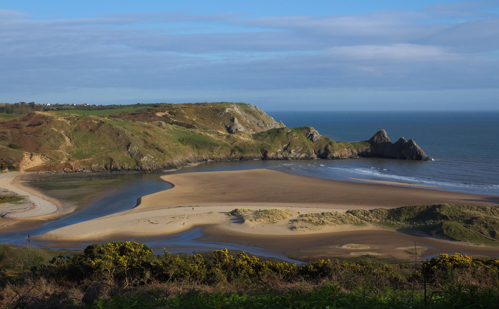 Three Cliffs Bay