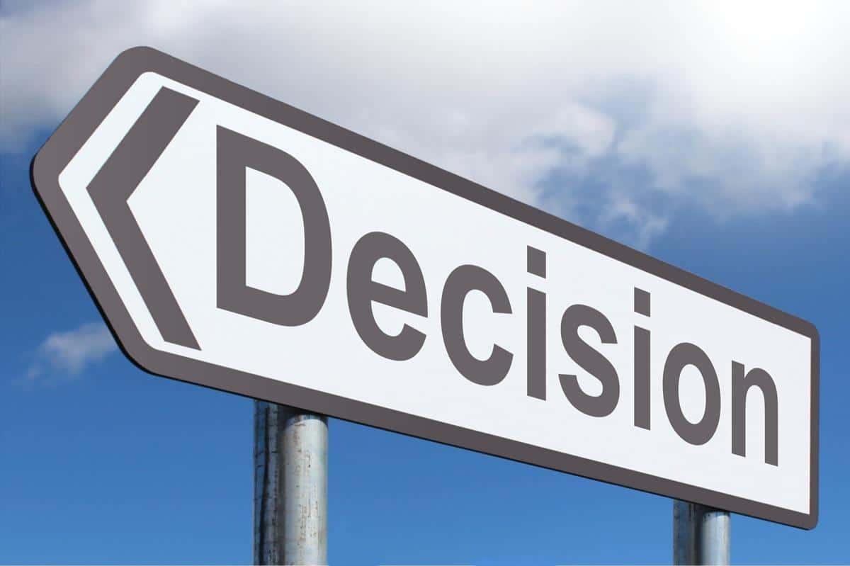 A picture of decision