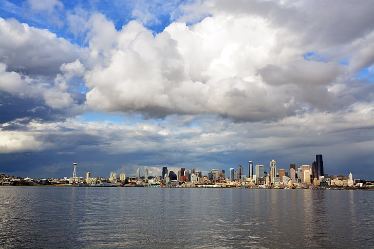 seattle skyline urban