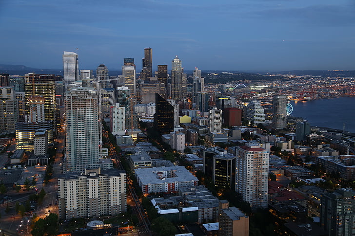 seattle skyline washington city