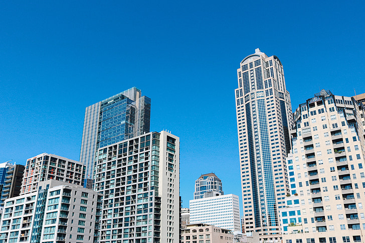 buildings neighborhood city downtown apartment