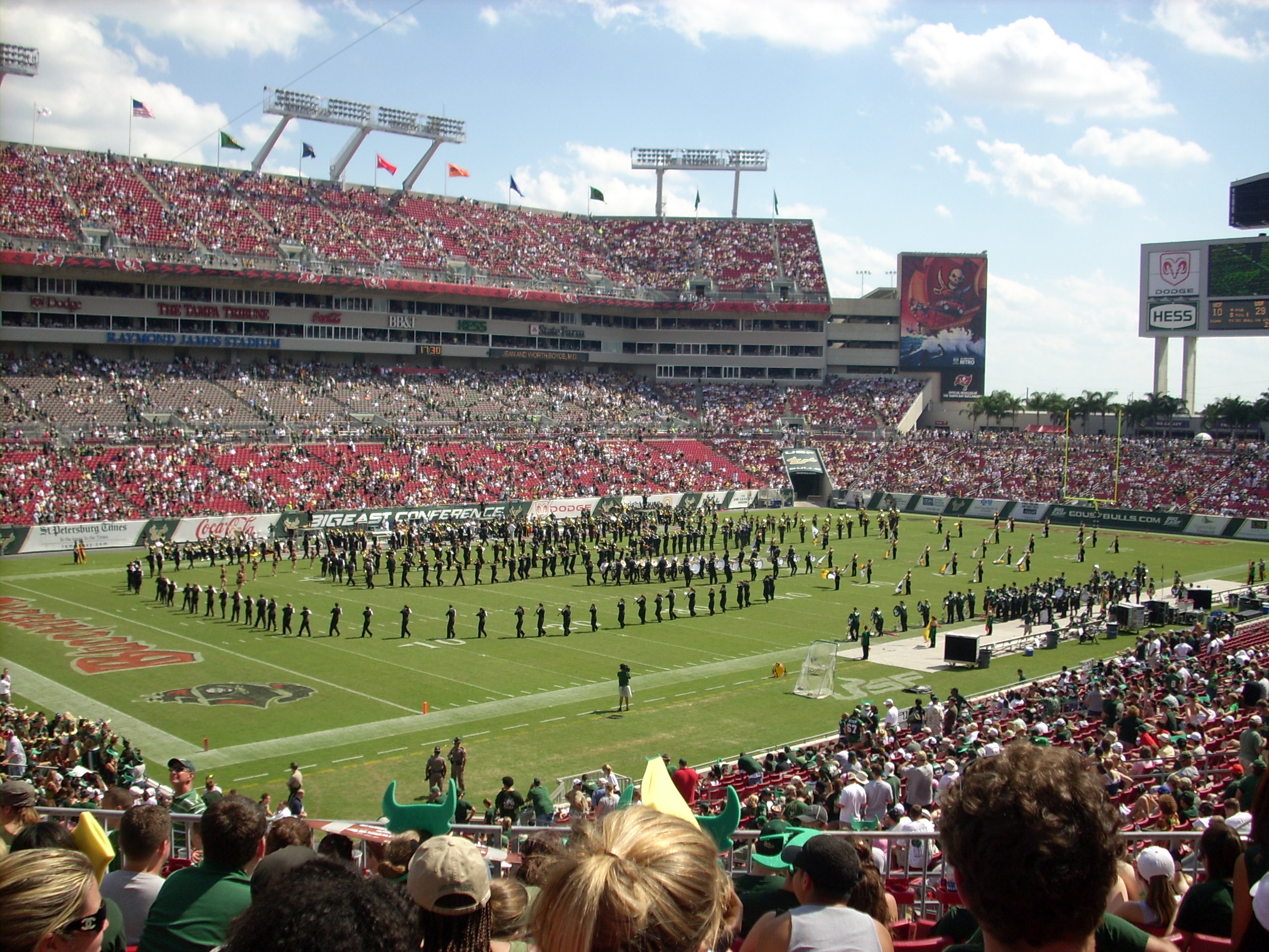 Raymond James Stadium football games