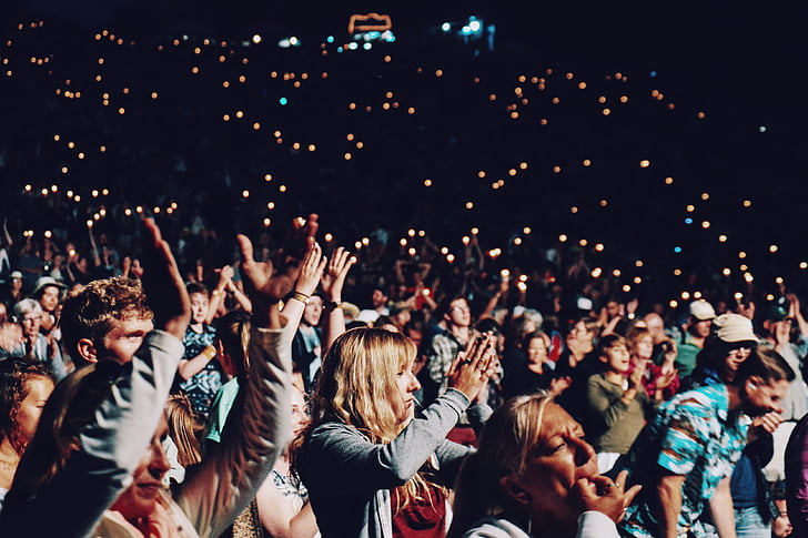 music festival applaud audience cheering concert preview