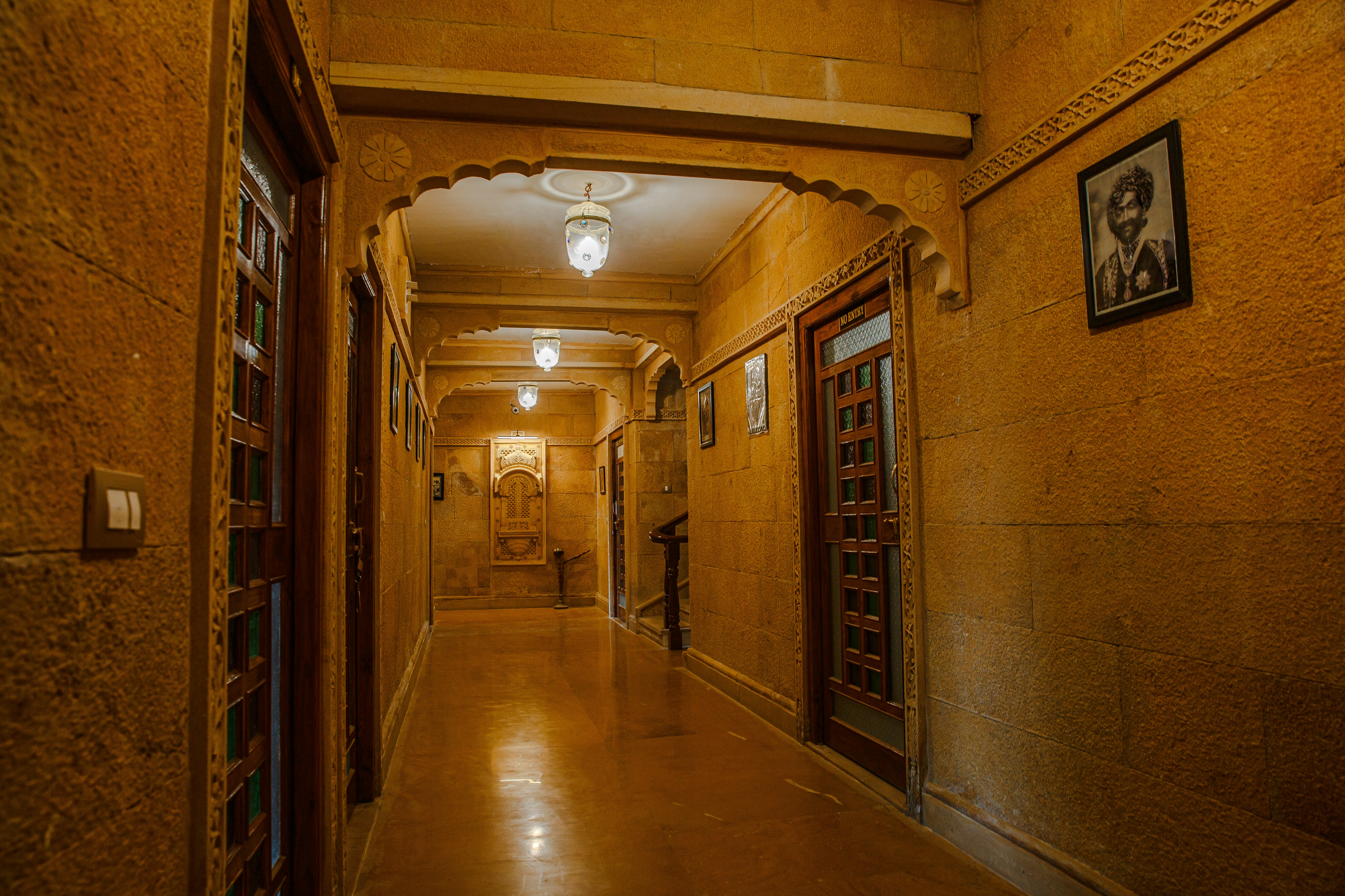 a long hallway