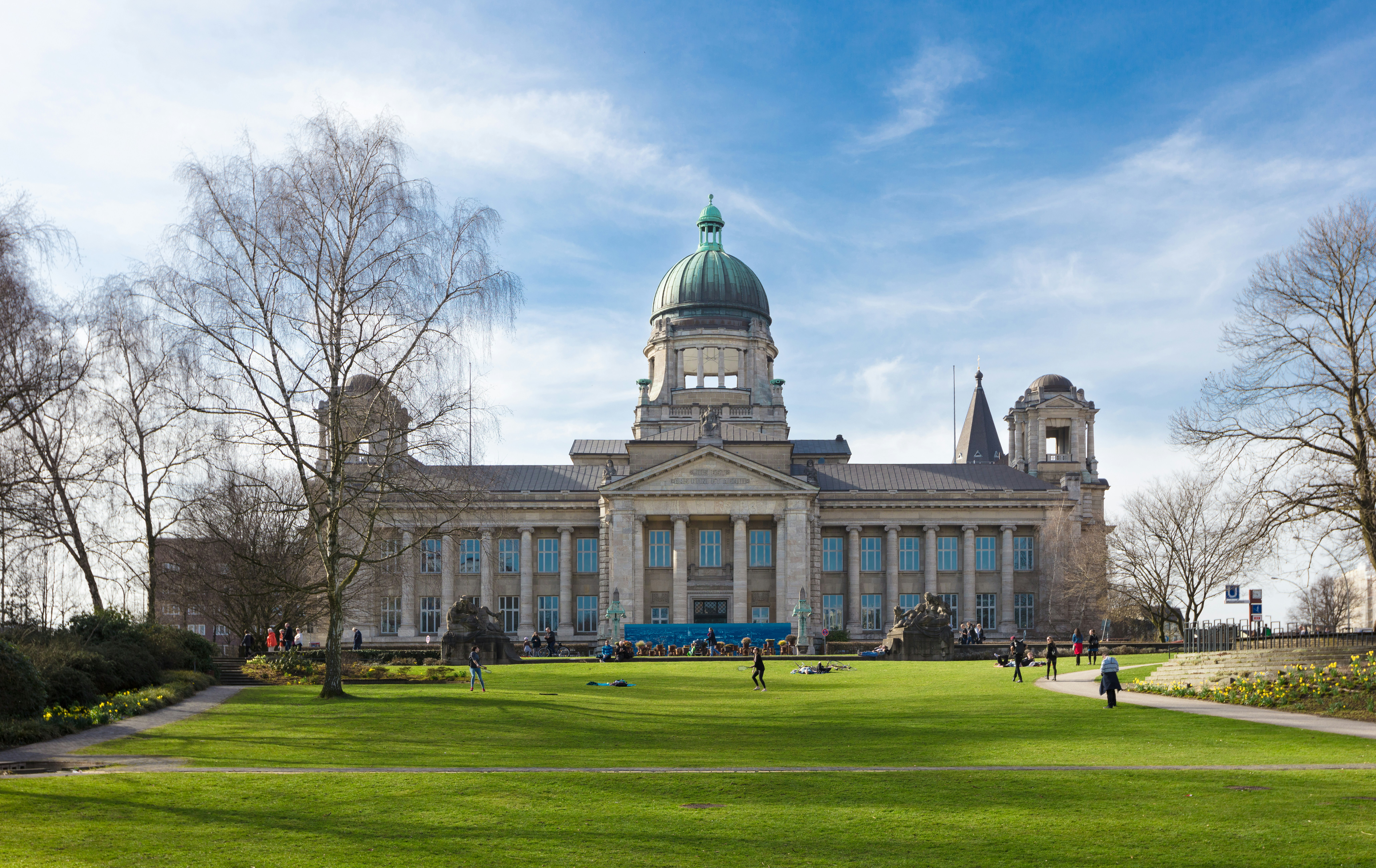 building and grassland