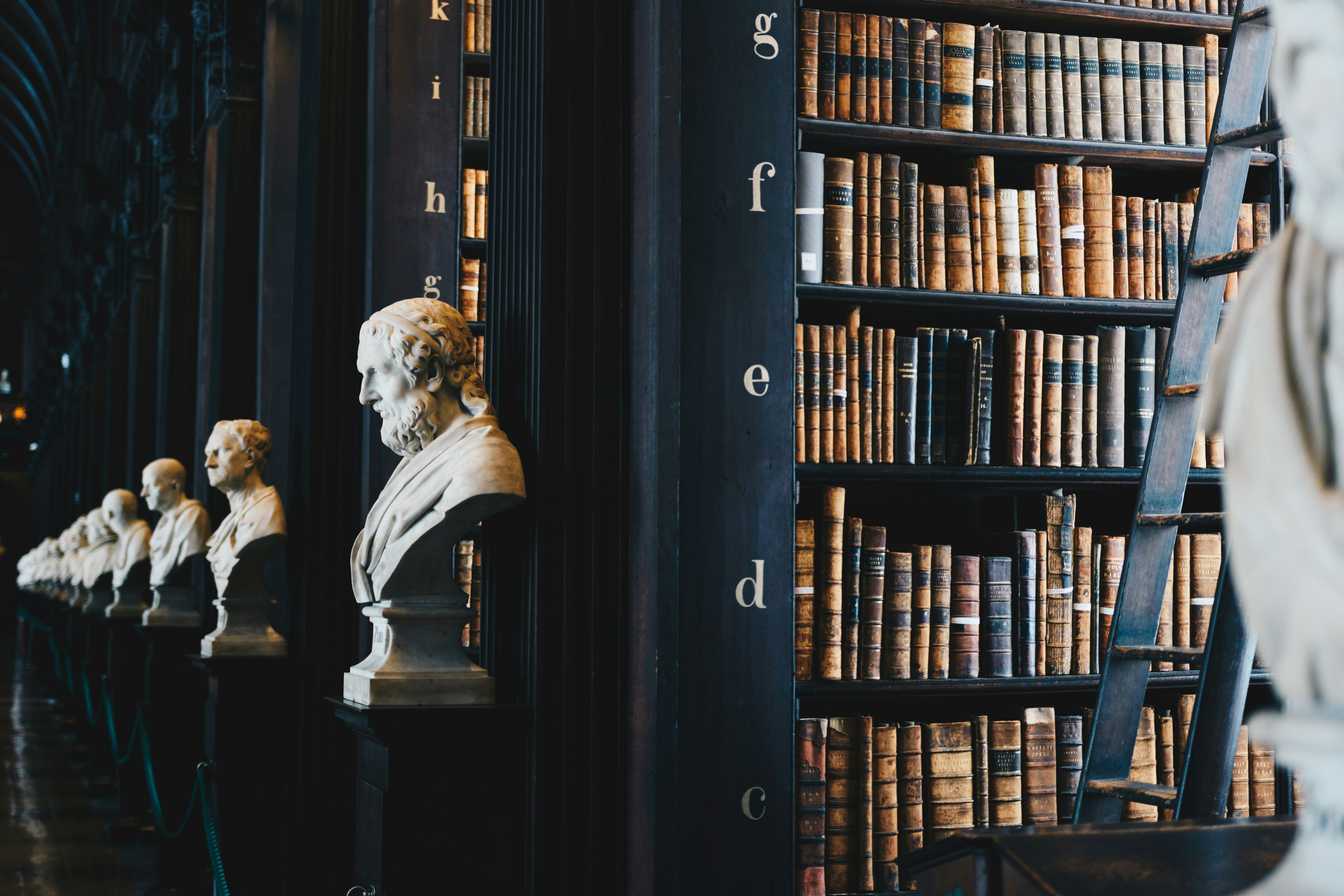 bookshelf with books
