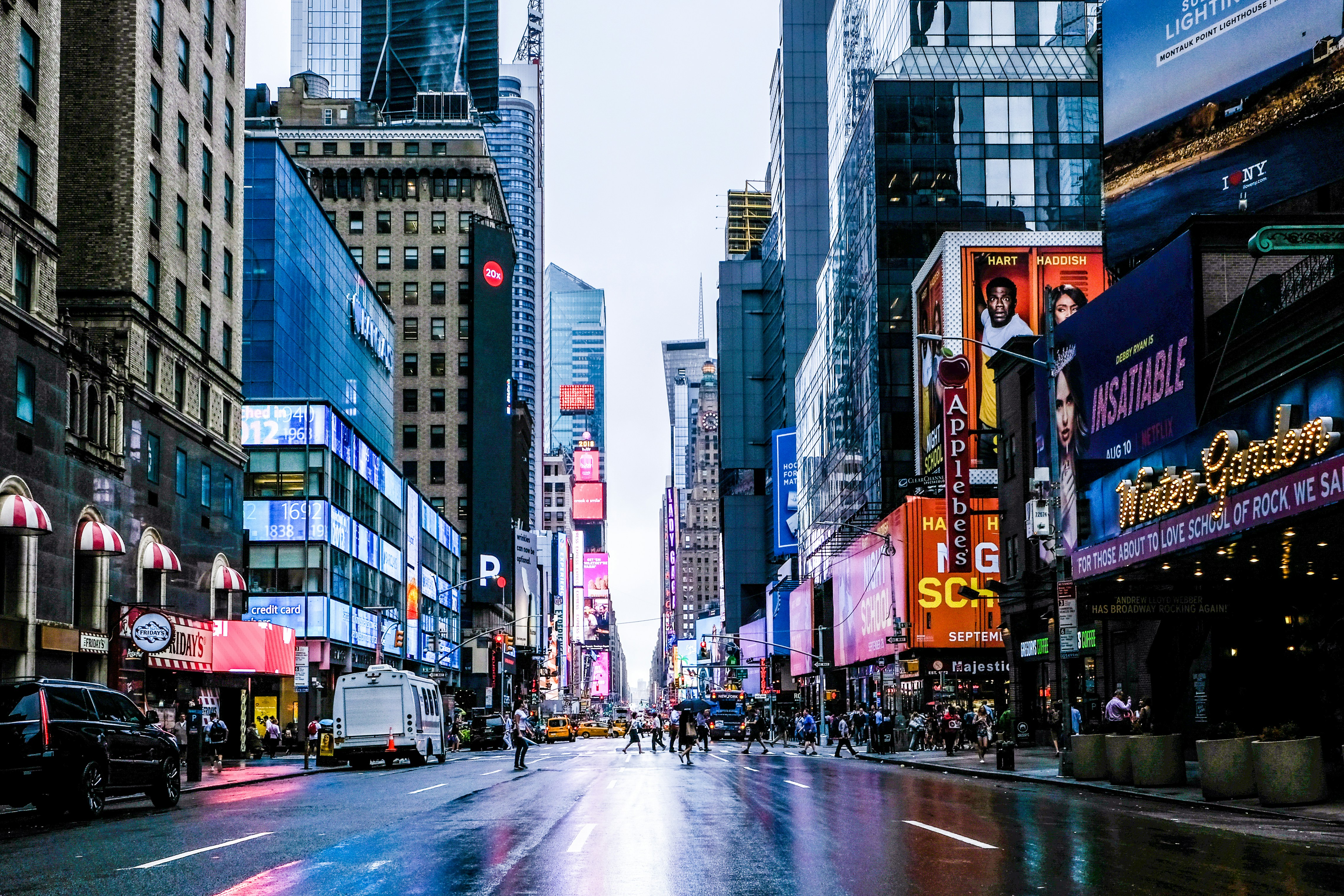 crowded streets during daytime