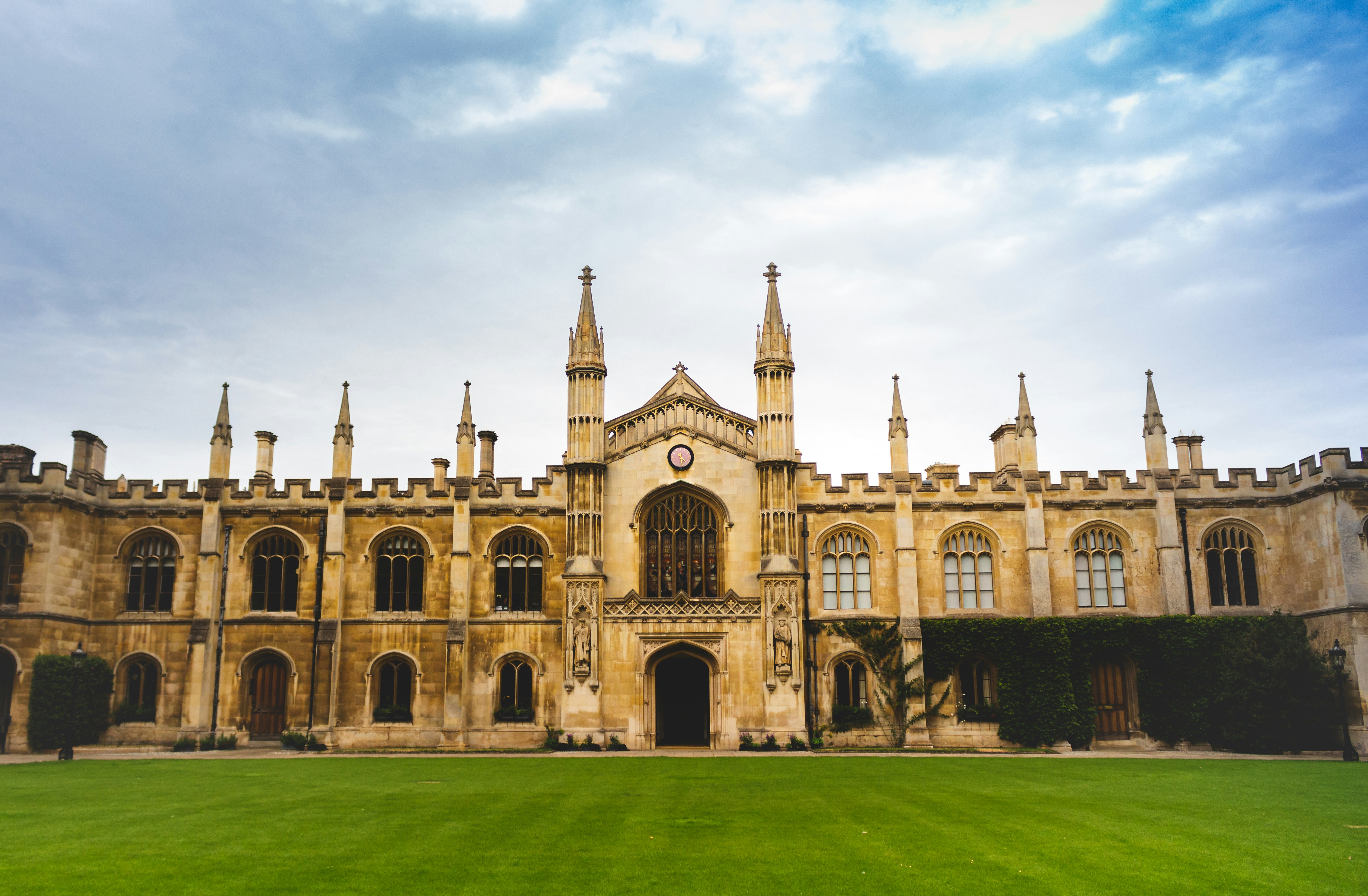 a large building in a university