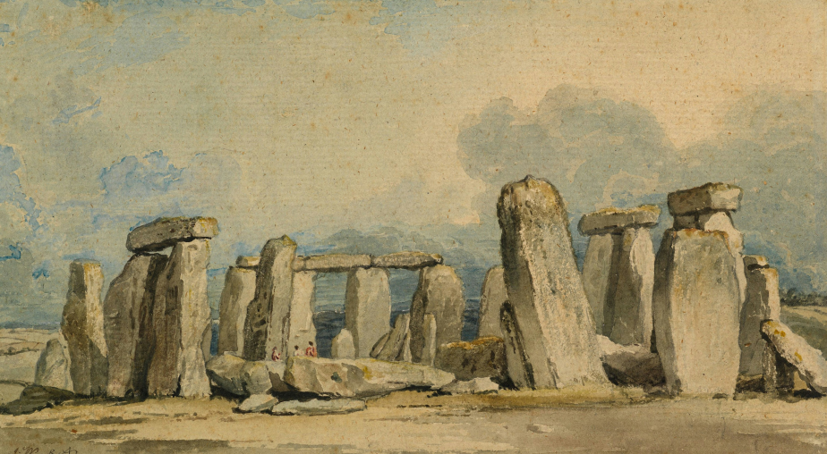 painting of uk stonehenge