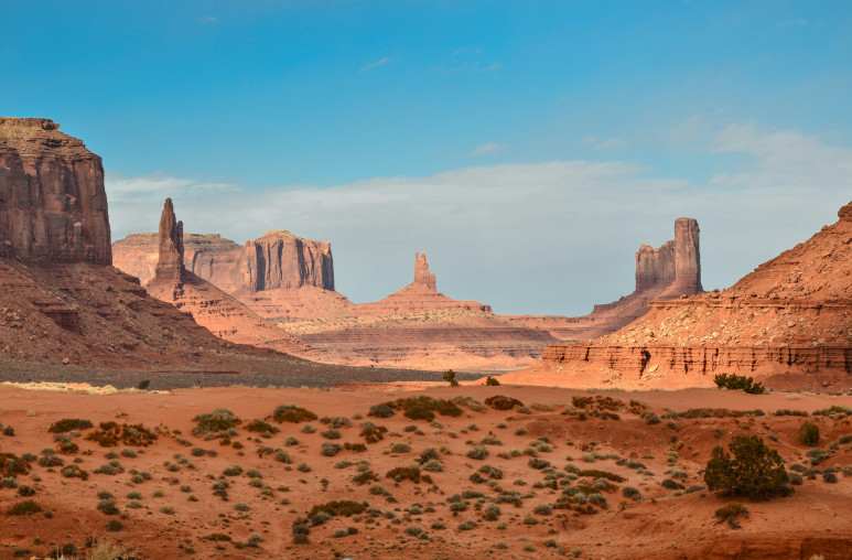 landscape photo of rock formation in Texas desert