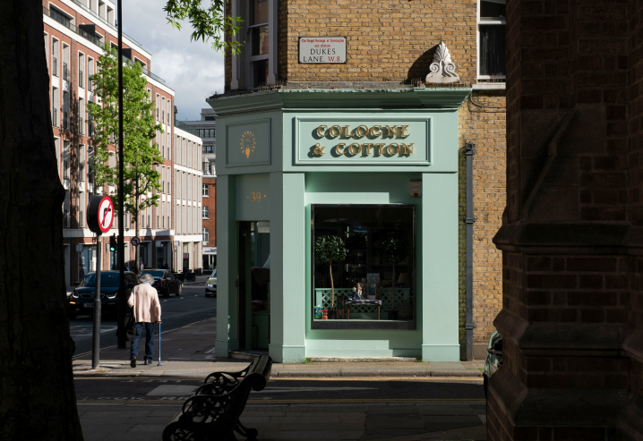 a small store in the side of street in South London
