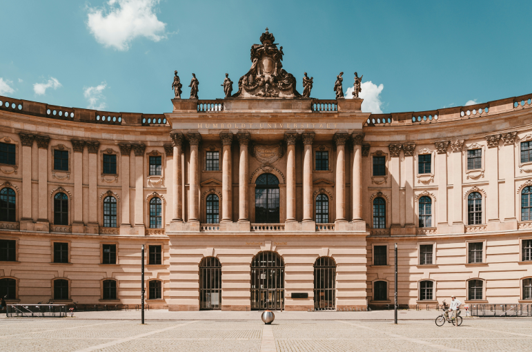 beige painted university building