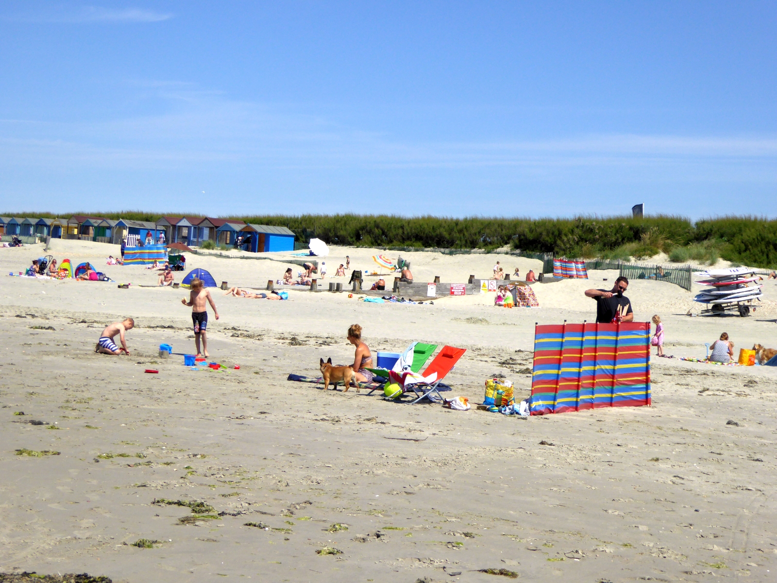 people at West Wittering Beach