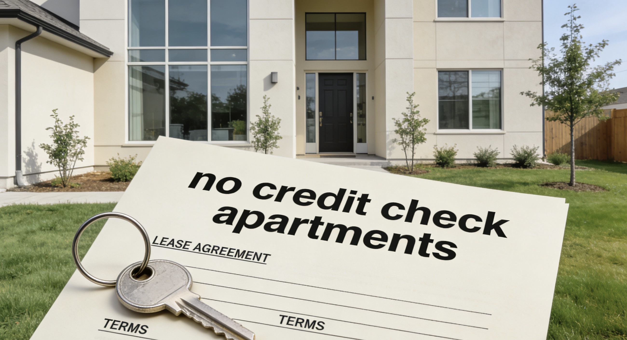 how to rent no credit check apartments