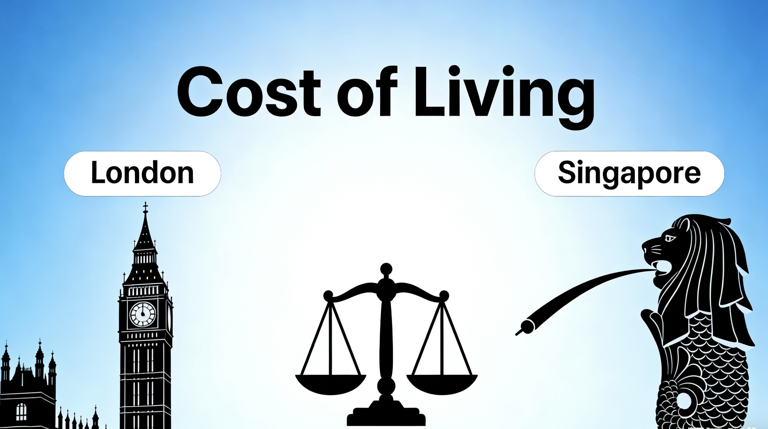 Cost of Living in London vs Singapore