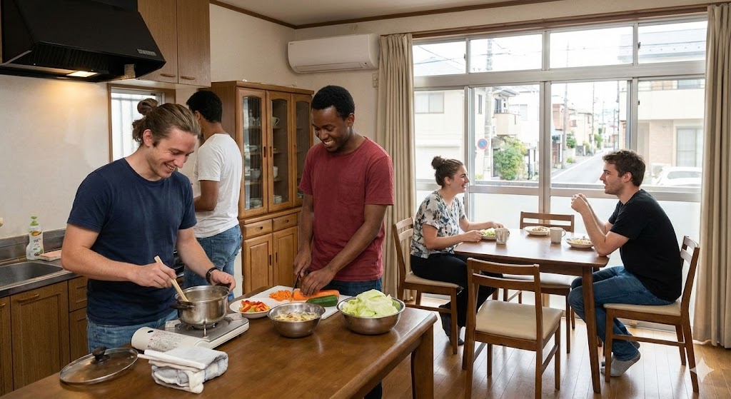 student in Japan accommodation