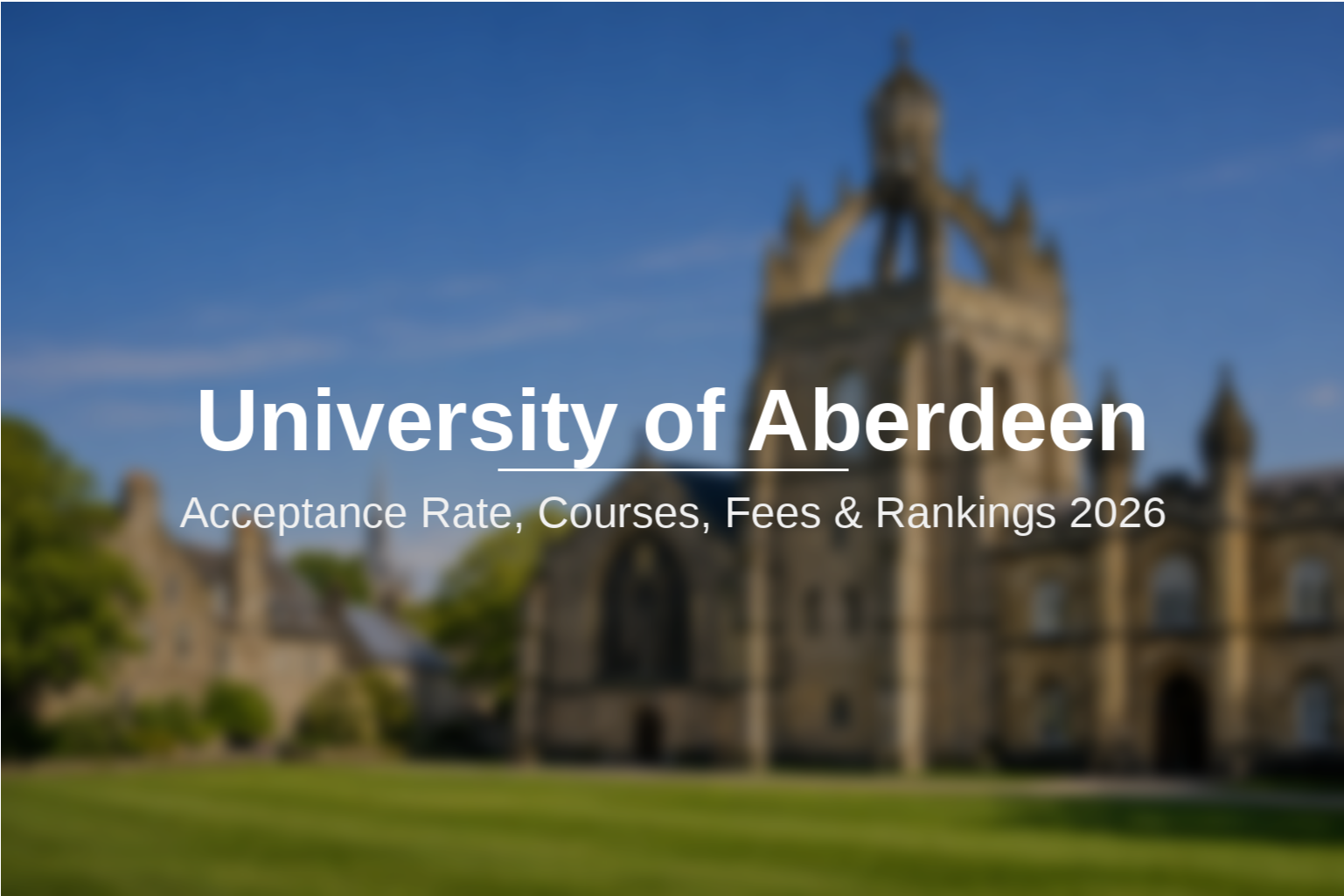 university-of-aberdeen-acceptance-rate