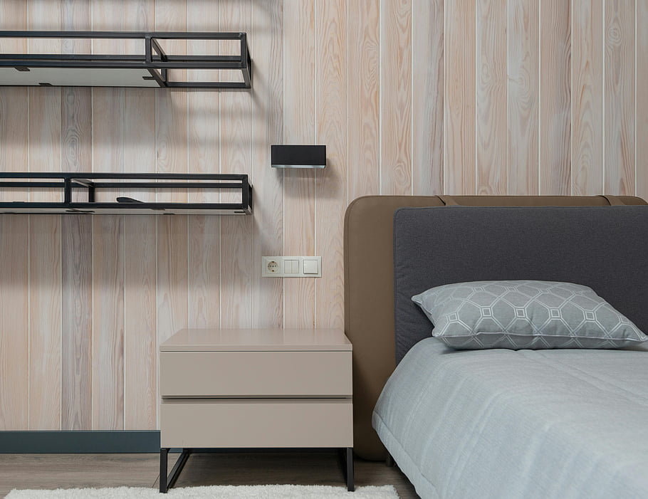 Murphy bed, apartment layout