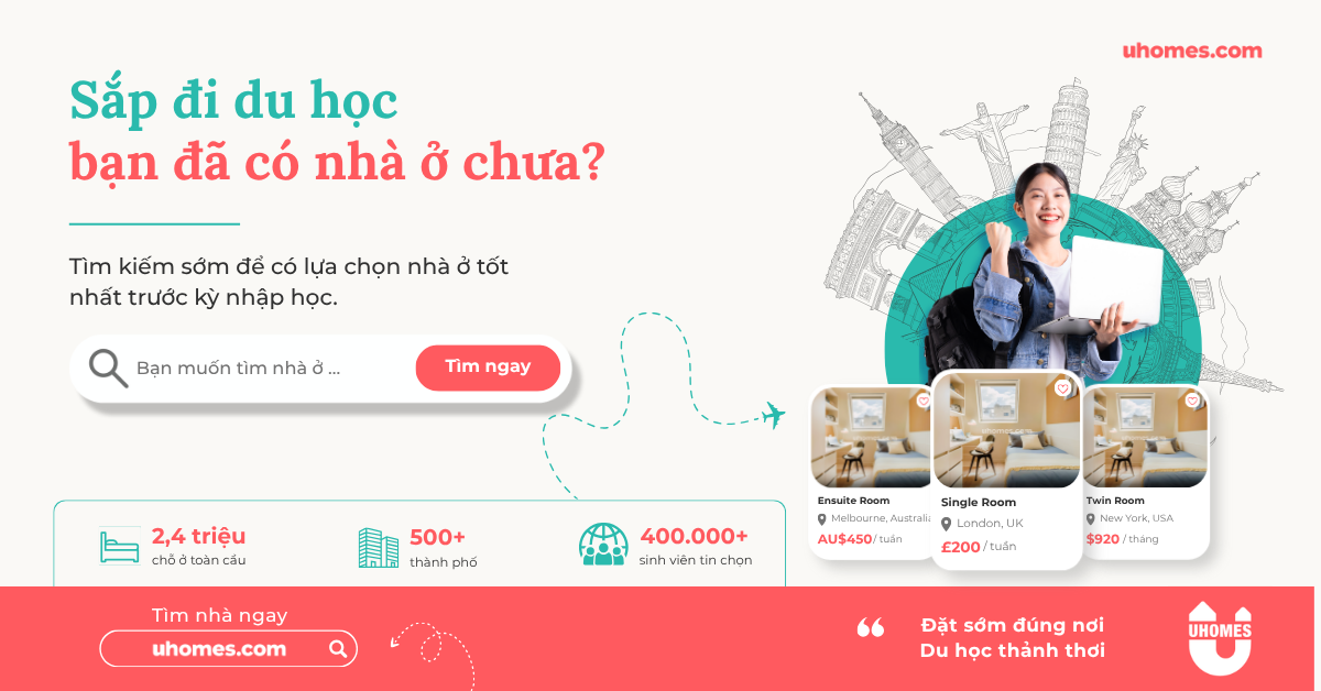 Uhomes - Nền Tảng Hỗ Trợ Tìm Nhà Cho Sinh Viên Quốc Tế Tại Singapore